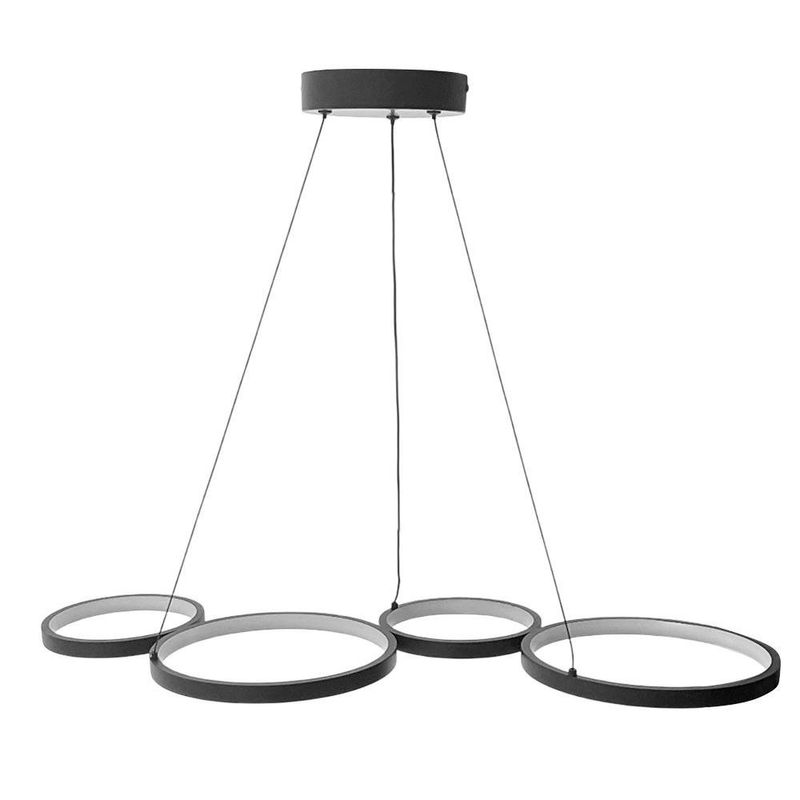 Lámpara Colgante LED Color Negro de 3000 K