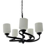 Lámpara Colgante Color Chocolate con 5 Luces 60 W