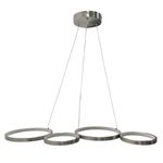 Lámpara Colgante LED Acabado Níquel Satinado