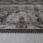 Alfombra de Área Estilo Persa Café 235 x 160 Cm