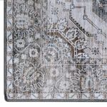 Alfombra de Área Estilo Persa Café 235 x 160 Cm