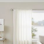 Galería de Metal Marble Extensible 91 a 182 cm Color Gris con Blanco