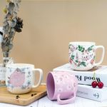 Set 2 Pocillos Hojas y Flores 16.9 Oz - Toscana