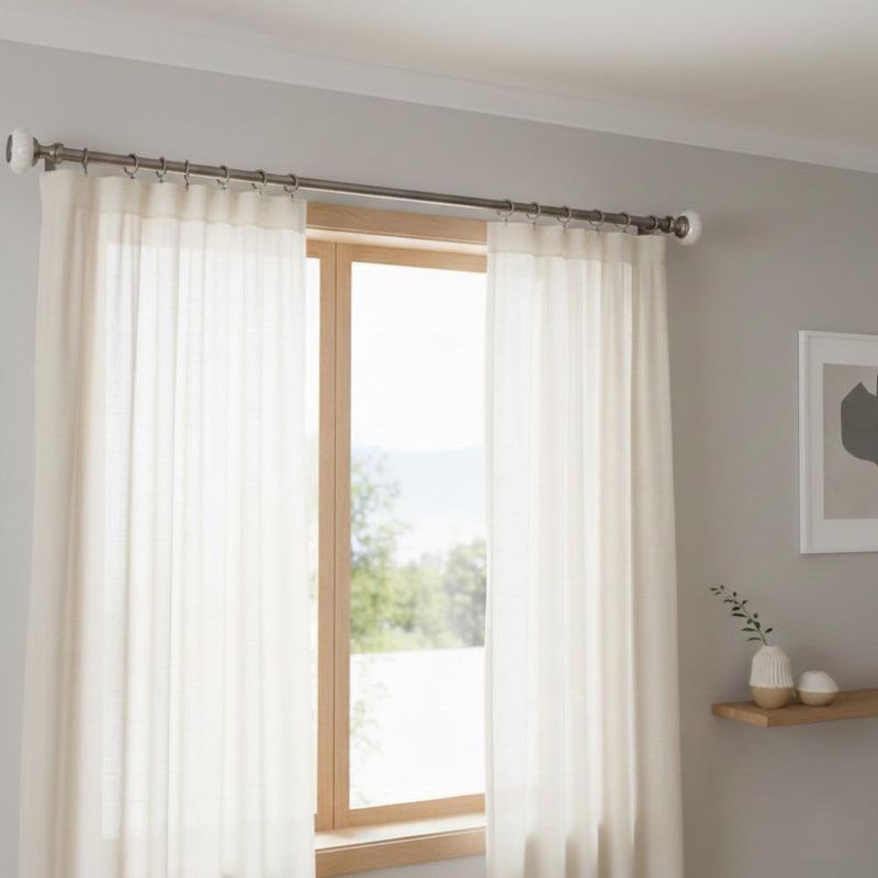 Galería de Metal Marble Extensible 167 a 304 cm Color Pewter con Blanco