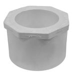 Reductor Bushing 2 x 1 1/4 Plg de PVC Liso Sch40