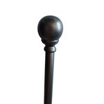 Galería de Metal Emerson Pewiter Extensible de 91 a 182 Cm