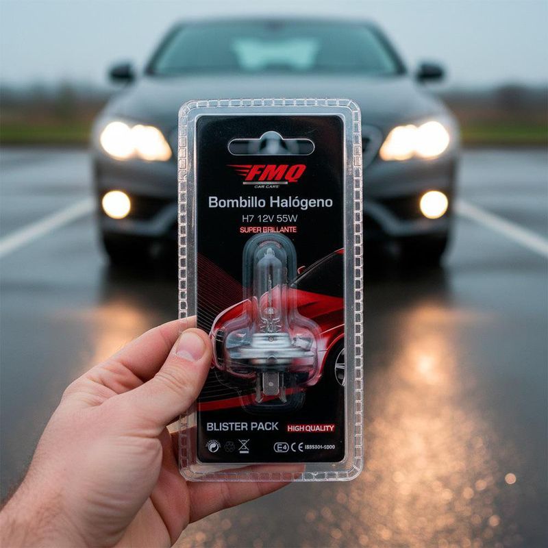Bombillo Halógeno Súper Brillante H7 12V 55W