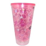 Vaso con Pajilla 15.2 Oz con Luz Minnie Mouse Diseños Surtidos