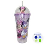 Vaso con Pajilla 15.2 Oz con Luz Minnie Mouse Diseños Surtidos