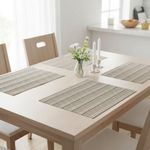 Set de 4 Individuales Color Café de 45 x 30 Cm