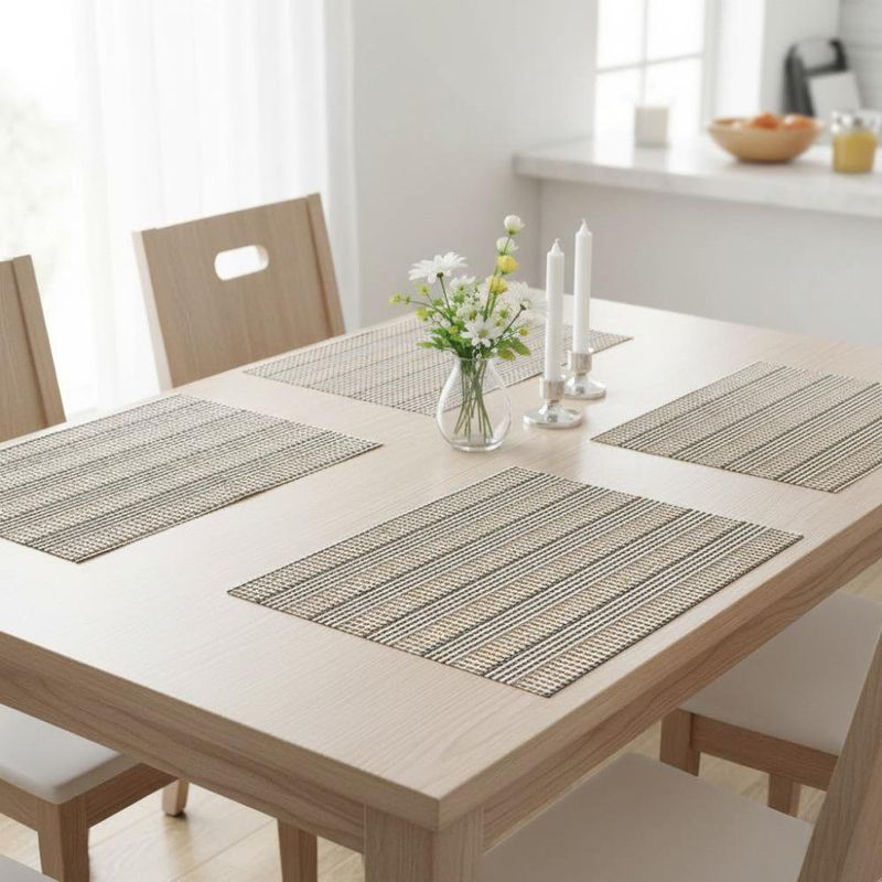 Set de 4 Individuales Color Café de 45 x 30 Cm