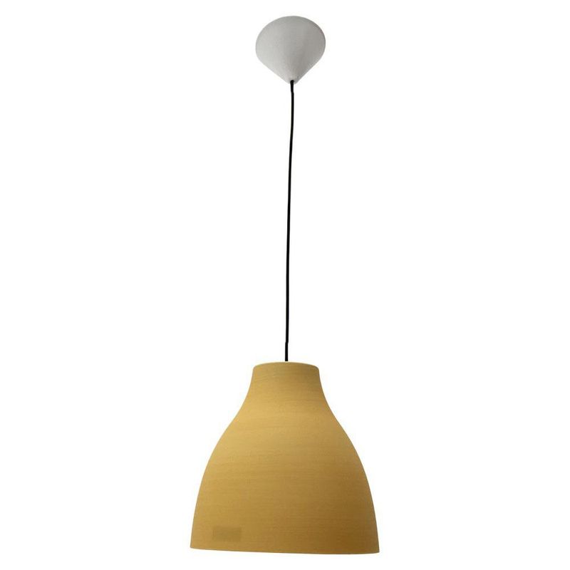 Set de 2 Lámparas de Colgar Acabado Blanco y Amarillo