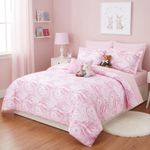 Set de Edredón Queen 11 Piezas Diseño Ariz Rosado