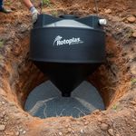 Biodigestor Autolimpiable Color Negro de 7000 Litros