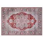 Alfombra Area 133 x 190 cm Color Persa Rojo