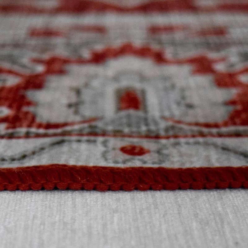 Alfombra Area 133 x 190 cm Color Persa Rojo