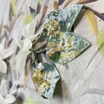 Cuadro Decorativo Jarrón Plateado con Flores 92 x 62 Cm