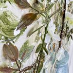 Cuadro Decorativo Jarrón Celeste con Flores 102 Cm