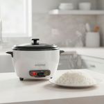 Olla Arrocera con Multifunción Color Blanca de 20 Tazas