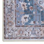 Alfombra de Área Estilo Persa Azul 133 x 190 Cm