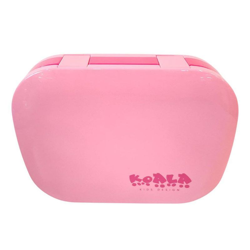 Lonchera Bento Infantil con Cubiertos Color Rosa y Fucsia