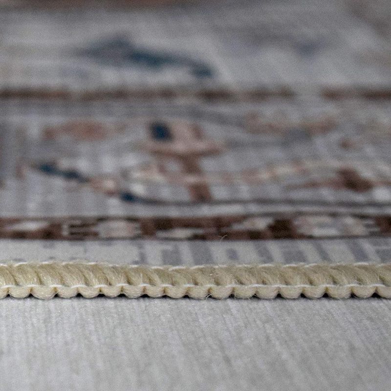 Alfombra de Área Estilo Persa Azul 133 x 190 Cm