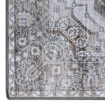 Alfombra Estilo Persa Café 133 x 190 Cm