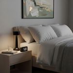 Set de 2 Lámparas de Mesa al Tacto 3 W Negro