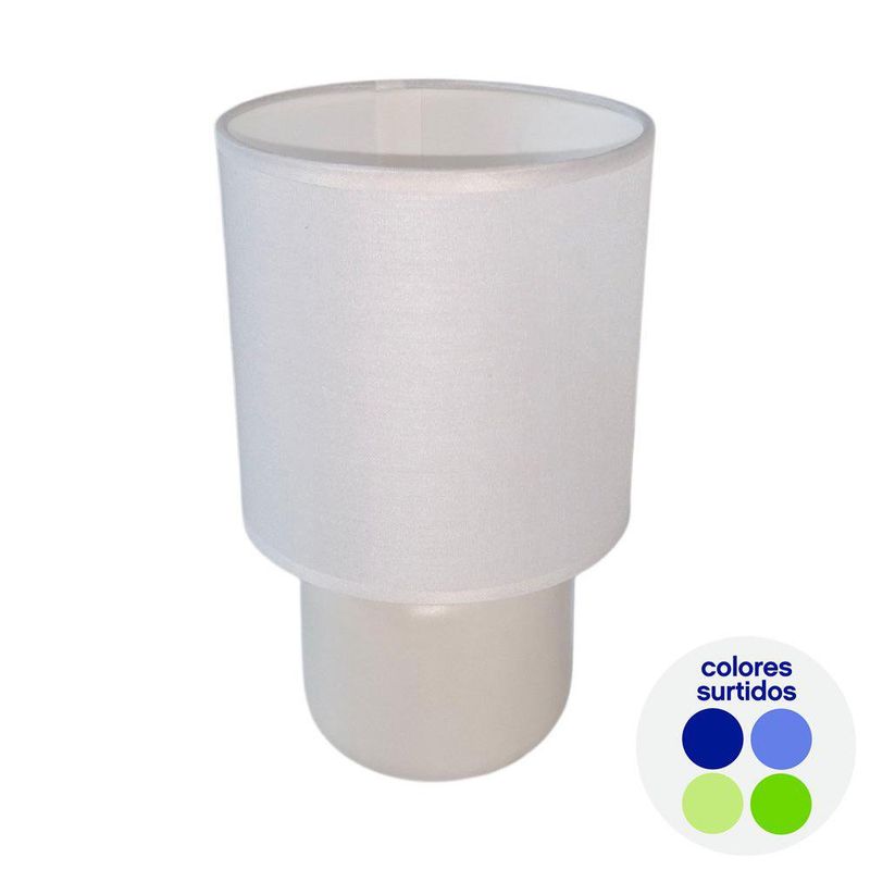Lámpara de Mesa 1 Luz Colores Surtidos