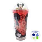 Vaso con Pajilla de 15.2 Oz con Luz Mickey Mouse Diseños Surtidos