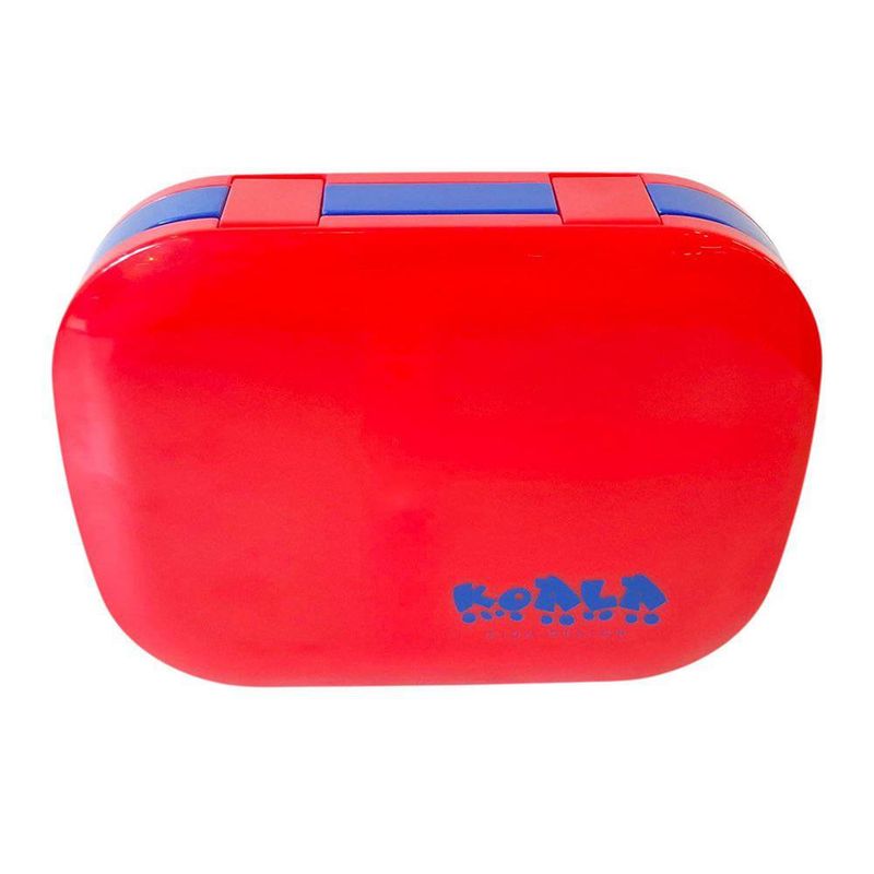 Lonchera Infantil Bento Koala Kids con Accesorios Color Rojo y Azul