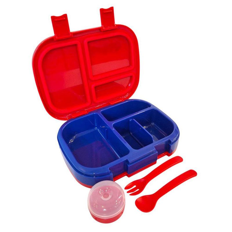 Lonchera Infantil Bento Koala Kids con Accesorios Color Rojo y Azul