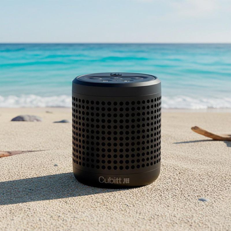 Bocina Portátil Cubitt Power Go Gen 2 con Sonido 360° Color Negro