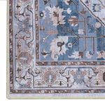 Alfombra de Área Estilo Persa Azul 235 x 160 Cm