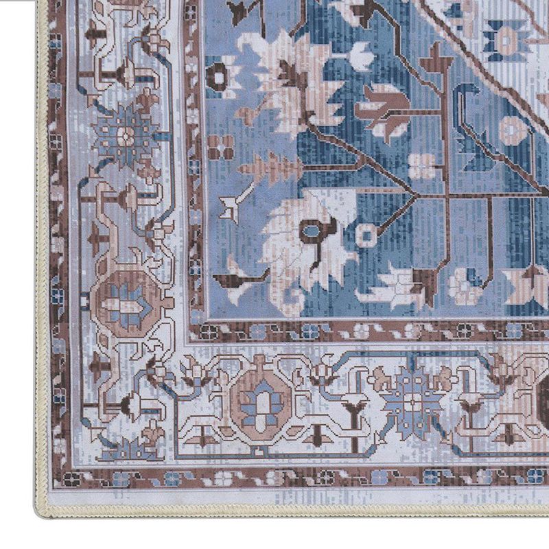 Alfombra de Área Estilo Persa Azul 235 x 160 Cm