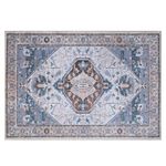 Alfombra de Área Estilo Persa Azul 235 x 160 Cm