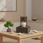 Fuente Decorativa con Luz Diseño Tinaja