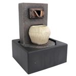 Fuente Decorativa con Luz Diseño Tinaja