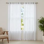 Cortina Blanca para Ventana 135 x 240 Cm Livorno