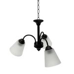 Lámpara de Techo 3 Luces Acabado Chocolate