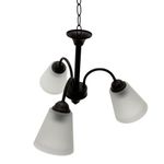 Lámpara de Techo 3 Luces Acabado Chocolate