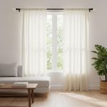 Galería de Metal Marble Extensible 91 a 182 cm Color Negro con Blanco