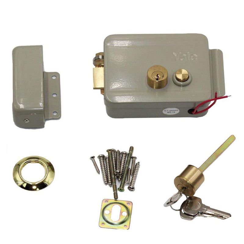 Cerradura Eléctrica Izquierda Tipo Sobreponer