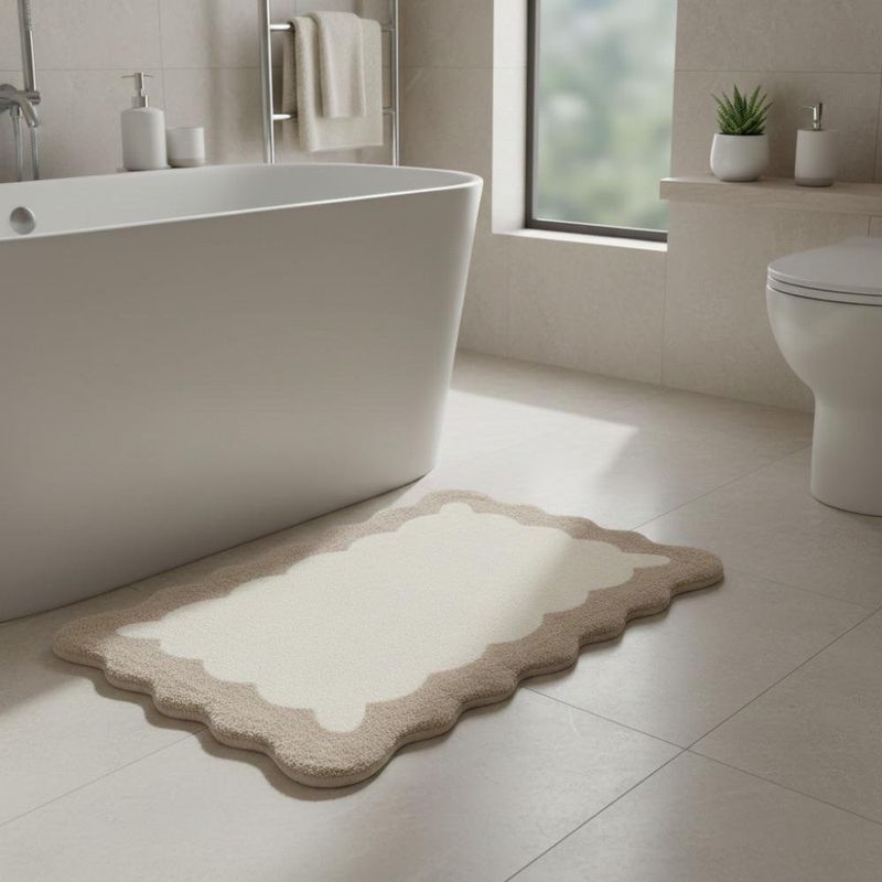 Alfombra de Baño para Uso Diario 50 x 80 cm Colores Surtidos