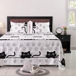 Set de Sábanas Infantiles Diseño Kitty Full/Queen 4 Pzas