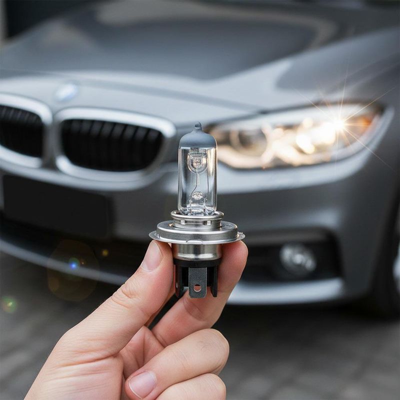 Bombillo Halógeno Súper Brillante H4 12V 60/55W