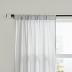 Galería de Metal Marble Extensible 91 a 182 cm Color Negro