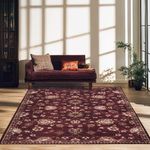 Set de 3 Alfombras Floral Corinto de 133 x 190 Cm + 2 de 50 x 80 Cm