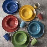 Vajilla Joy de Cerámica Azul 12 Pzas