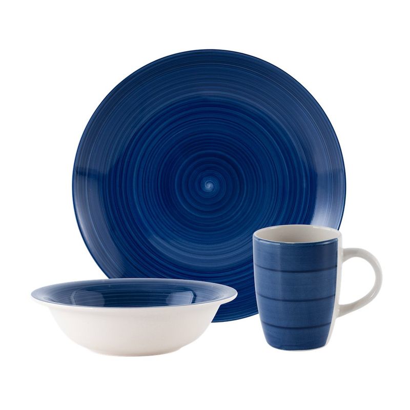 Vajilla Joy de Cerámica Azul 12 Pzas